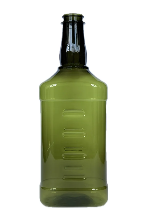 Bouteille PET MEDKA 750 ml, vert olive, sans bouchon · photo réelle