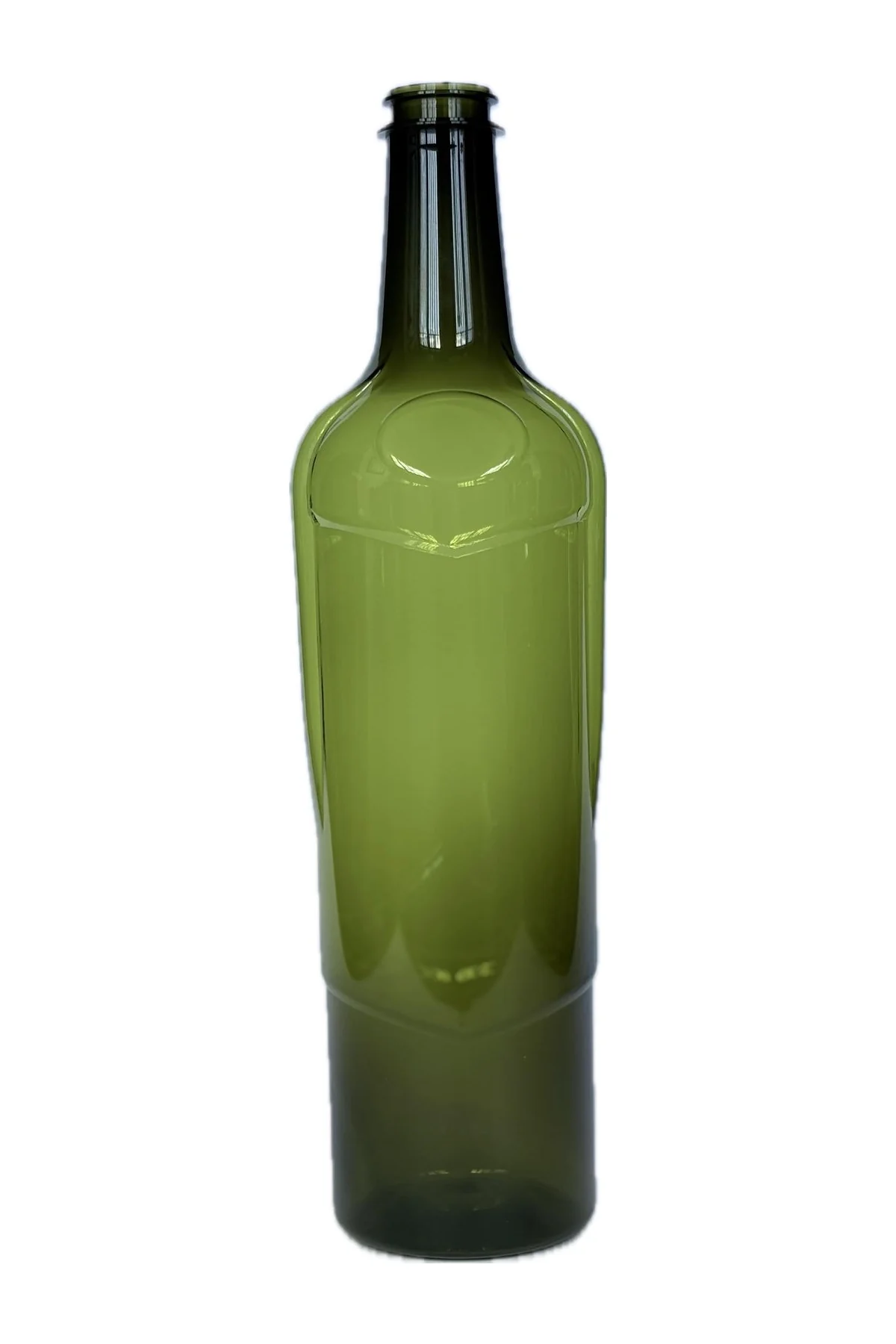Photo réelle · VERKA 750 ml, vert olive, sans bouchon — Face